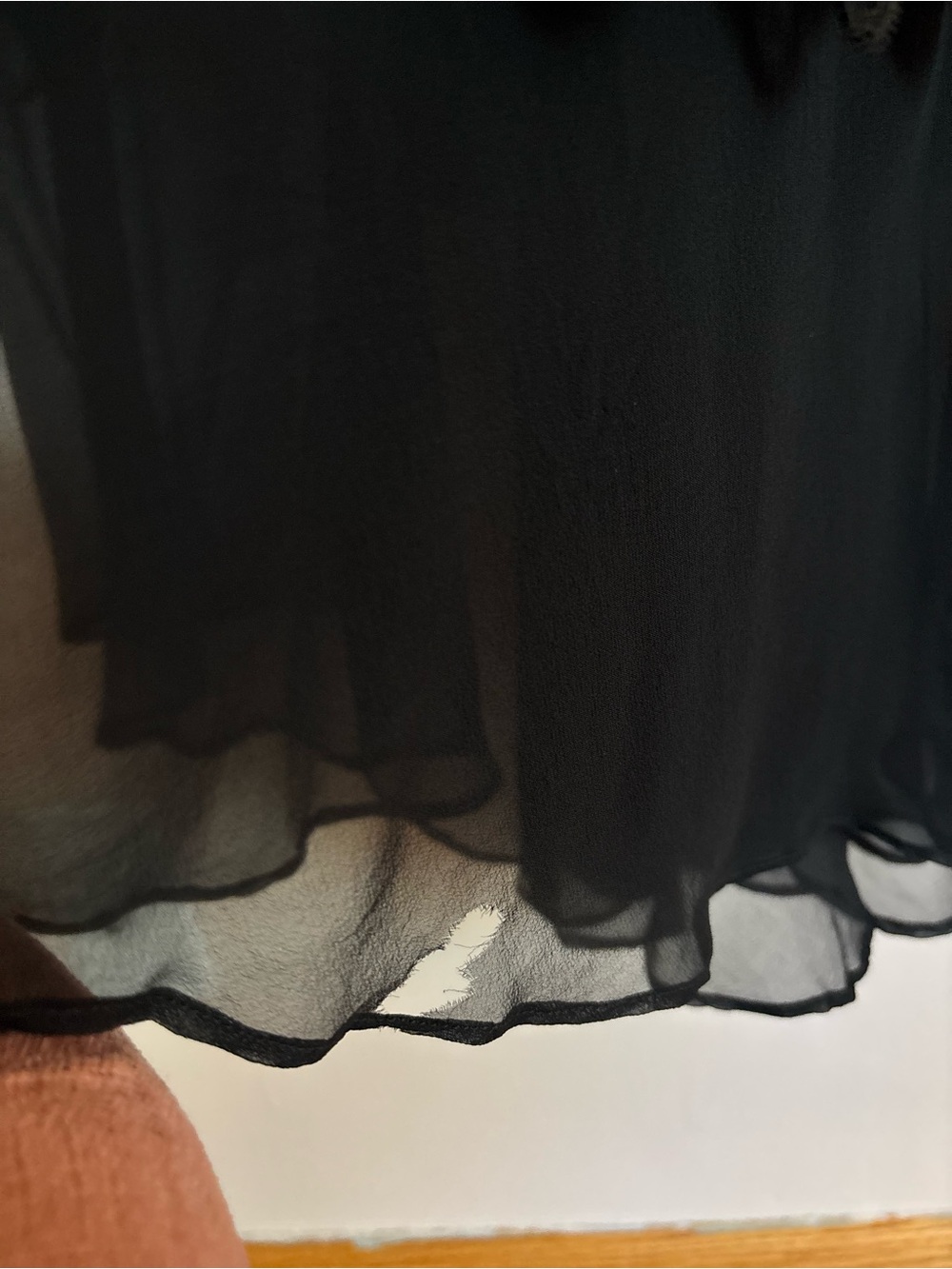 1930s Rare Vintage Black Sheer Silk Lace Dress Bolero Set - Picture 11 of 16